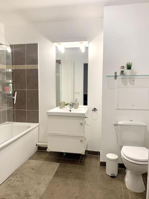 Grand F3 A 30Mn De Paris - Terrasse + Parking Prive Lejlighed Saint-Ouen-l'Aumone Eksteriør billede